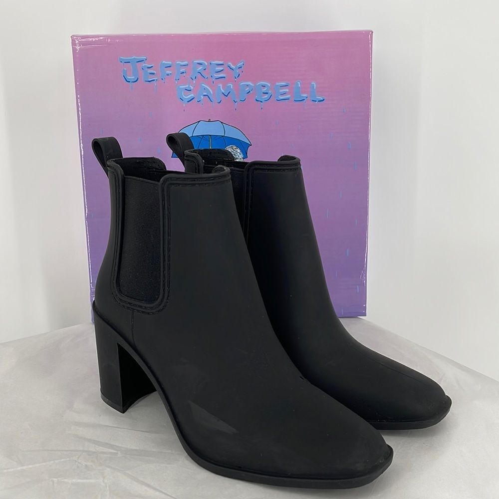 Jeffrey Campbell Women's Hurricane Rain Booties size‎ 10